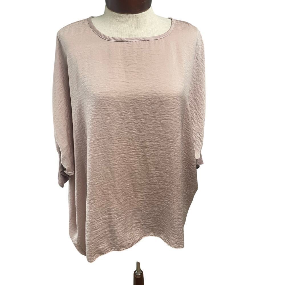 Cousin Earl Blush Nude Womens Top Size Small Medium Dolman Relaxed Fit